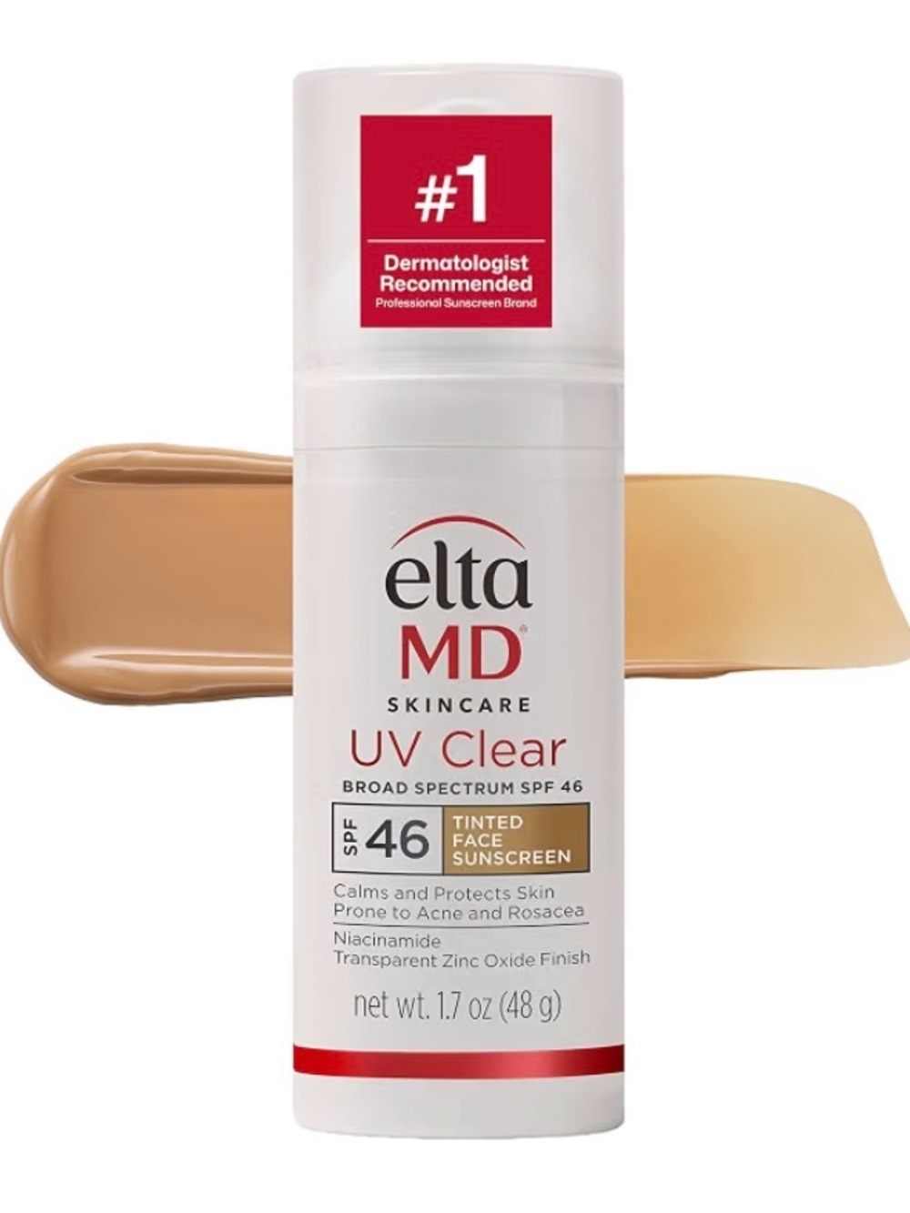 EltaMD UV Clear Tinted Sunscreen — Beige Tint